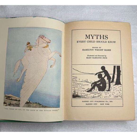 Myths Every Child Should Know 1914 Illustrated Vintage Hardcover Hamilton Mabie - Picture 8 of 14